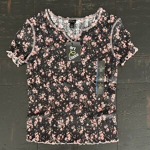 NWT Floral Shirt - Size L (10/12)